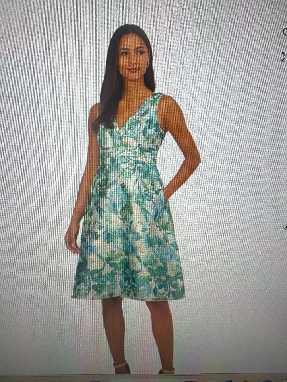 Adrianna Papell Women's Floral Jacquard Dress MULTICOLOR